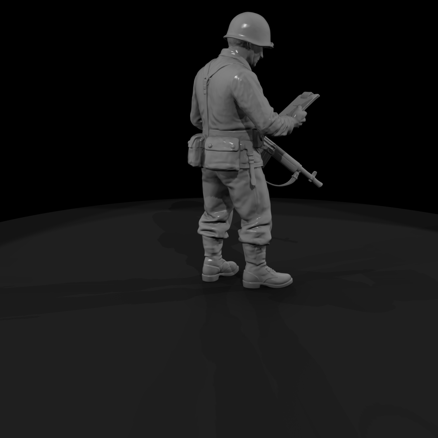 Ww2 Army 098 Wwii U S Army Automatic Rifleman Figu