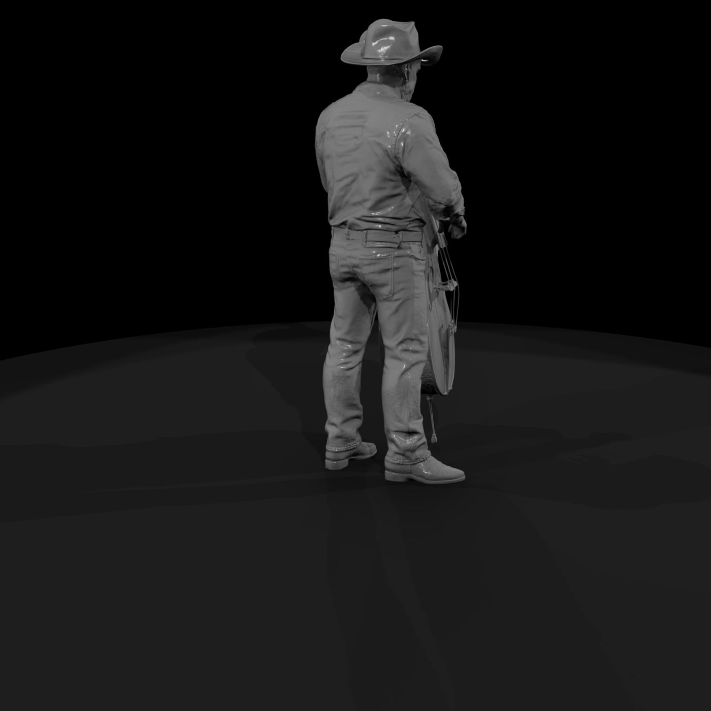 bluegrass-band-upright-bass-3d