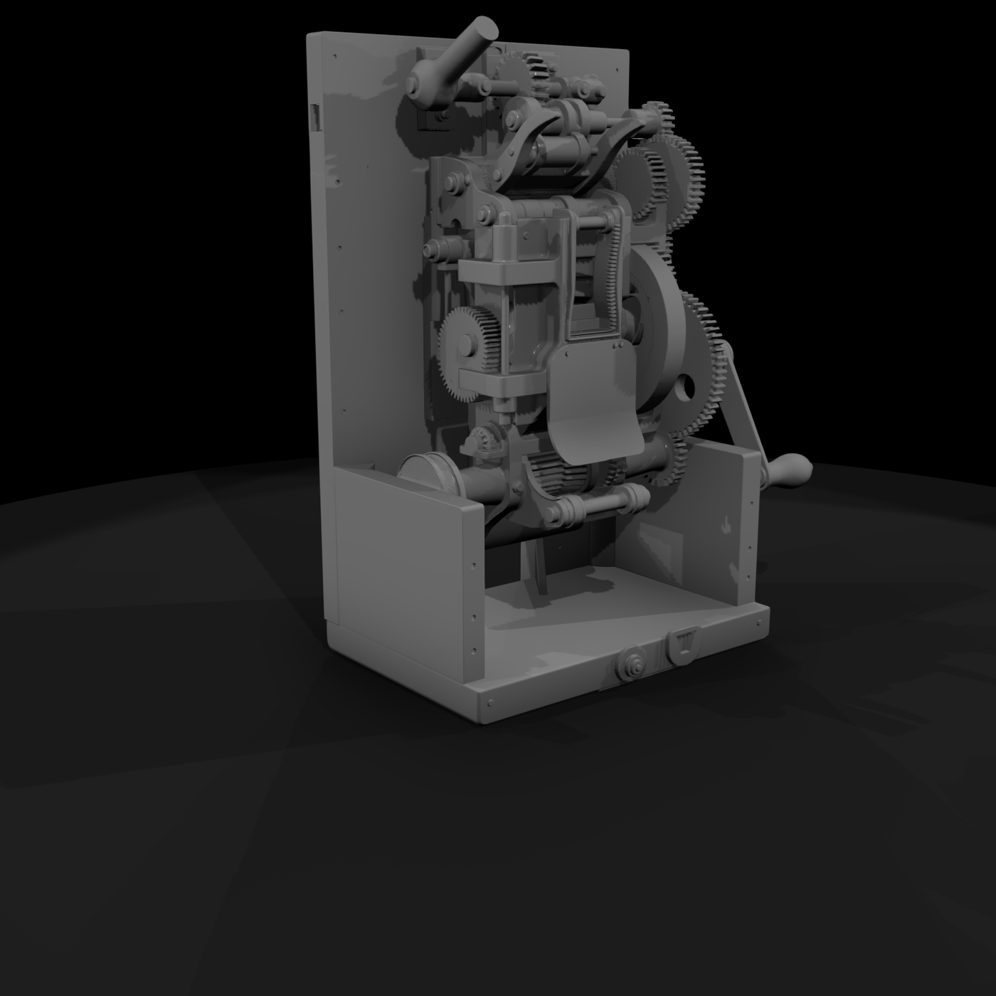 Stylized Vintage Gear Mechanism