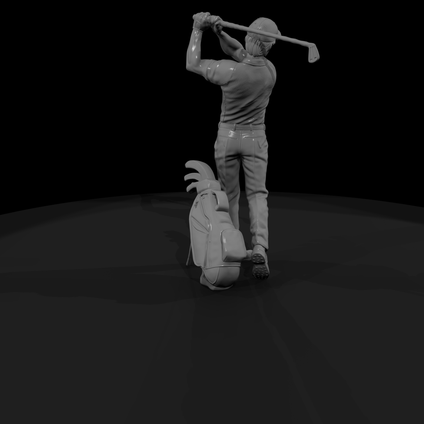 Poparc 0294 Golf Fairway Driver Alternate Pose