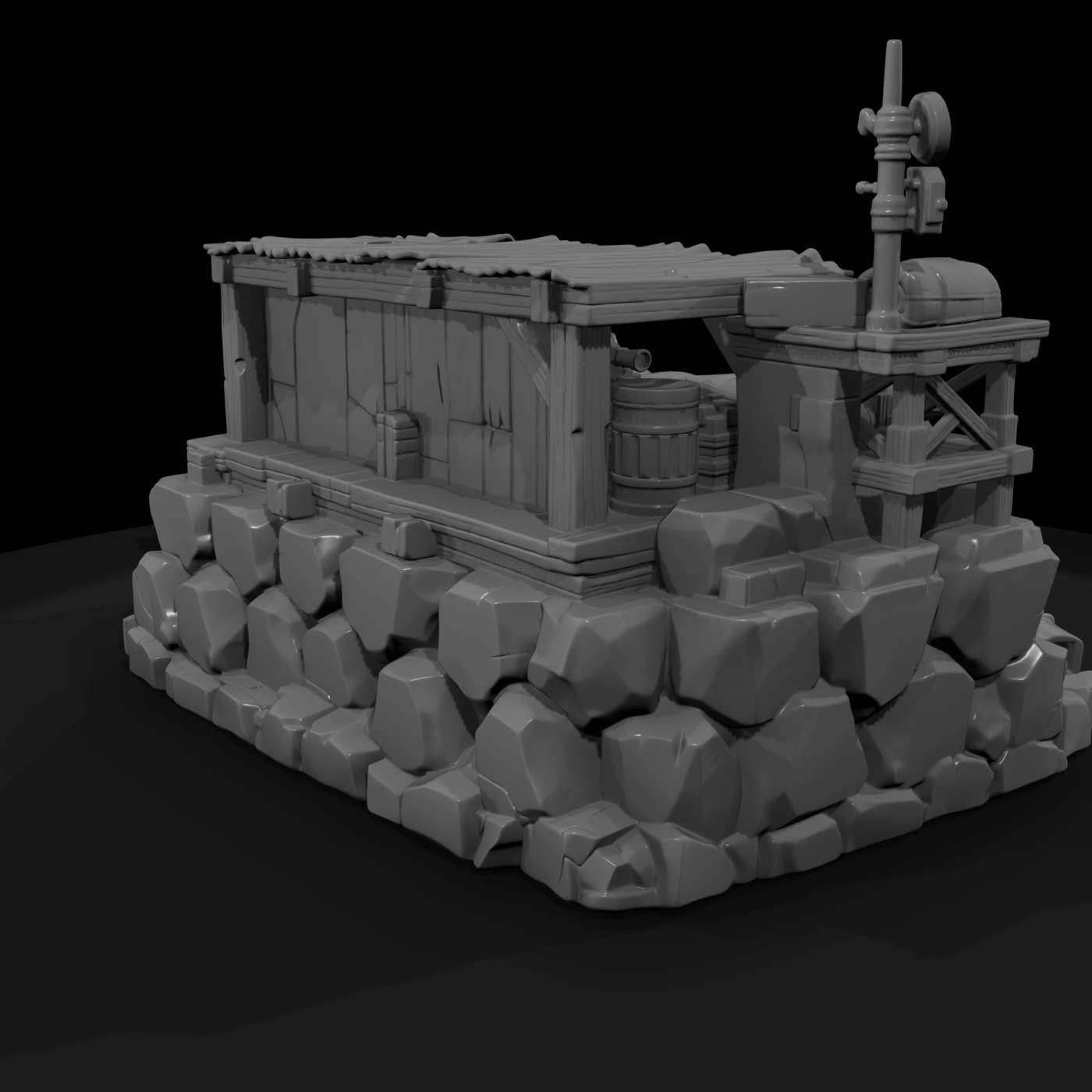 Sniper Nest Sandbag Emplacement