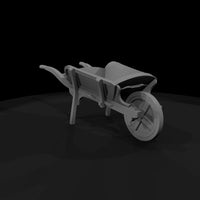 stylized-low-poly-wheelbarrow-ho-scale-diorama-prop-335074 — thumbnail 4