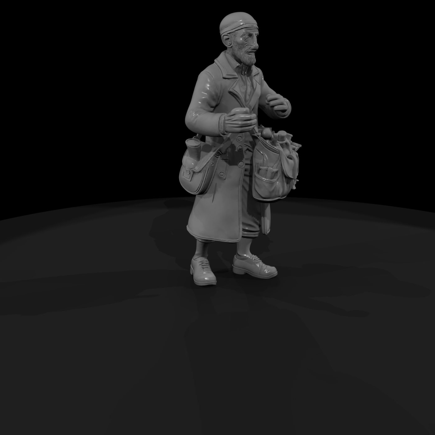 Stylized Traveling Merchant
