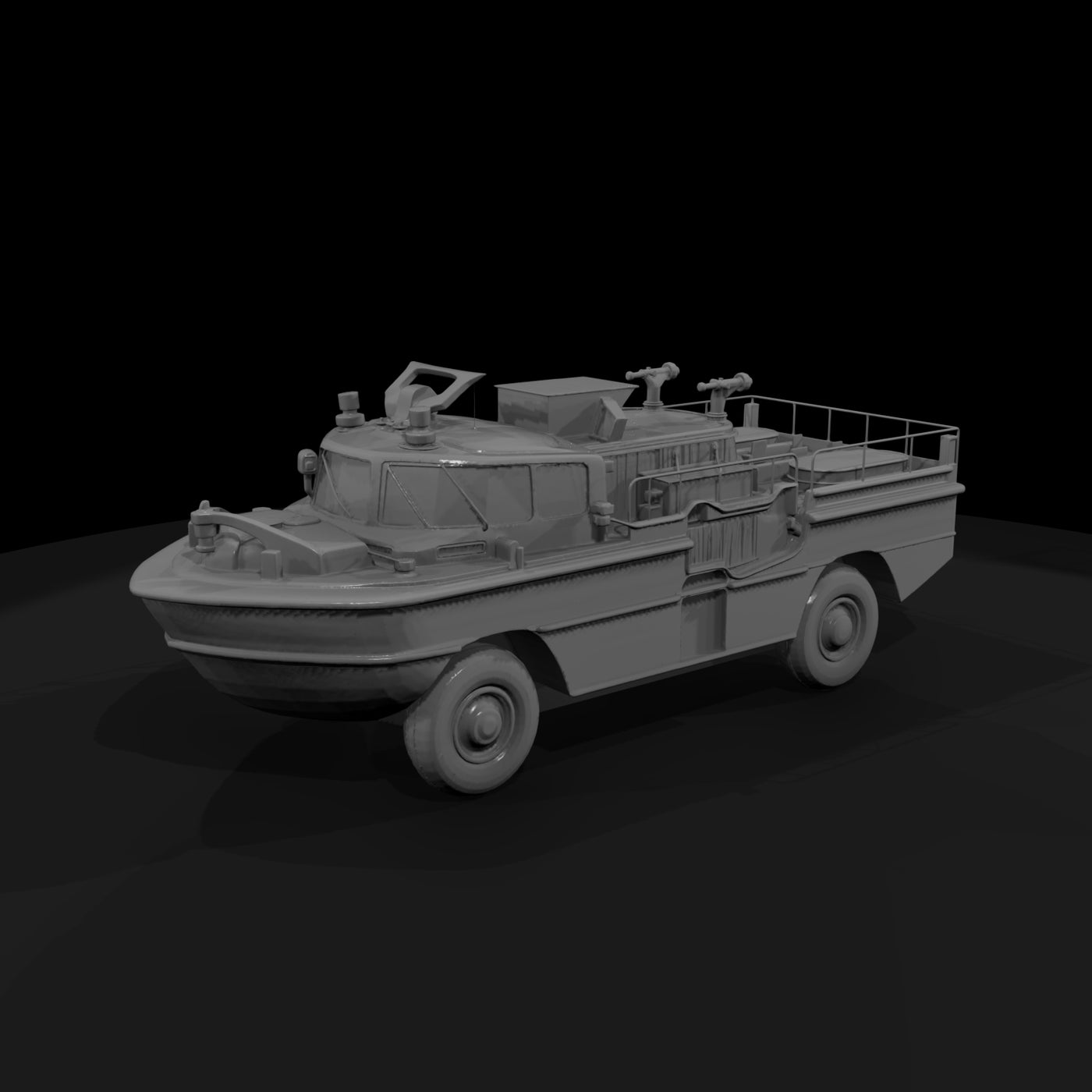 amphibious-fire-rescue-vehicle-dukw-style-3d-printable-miniature-377503