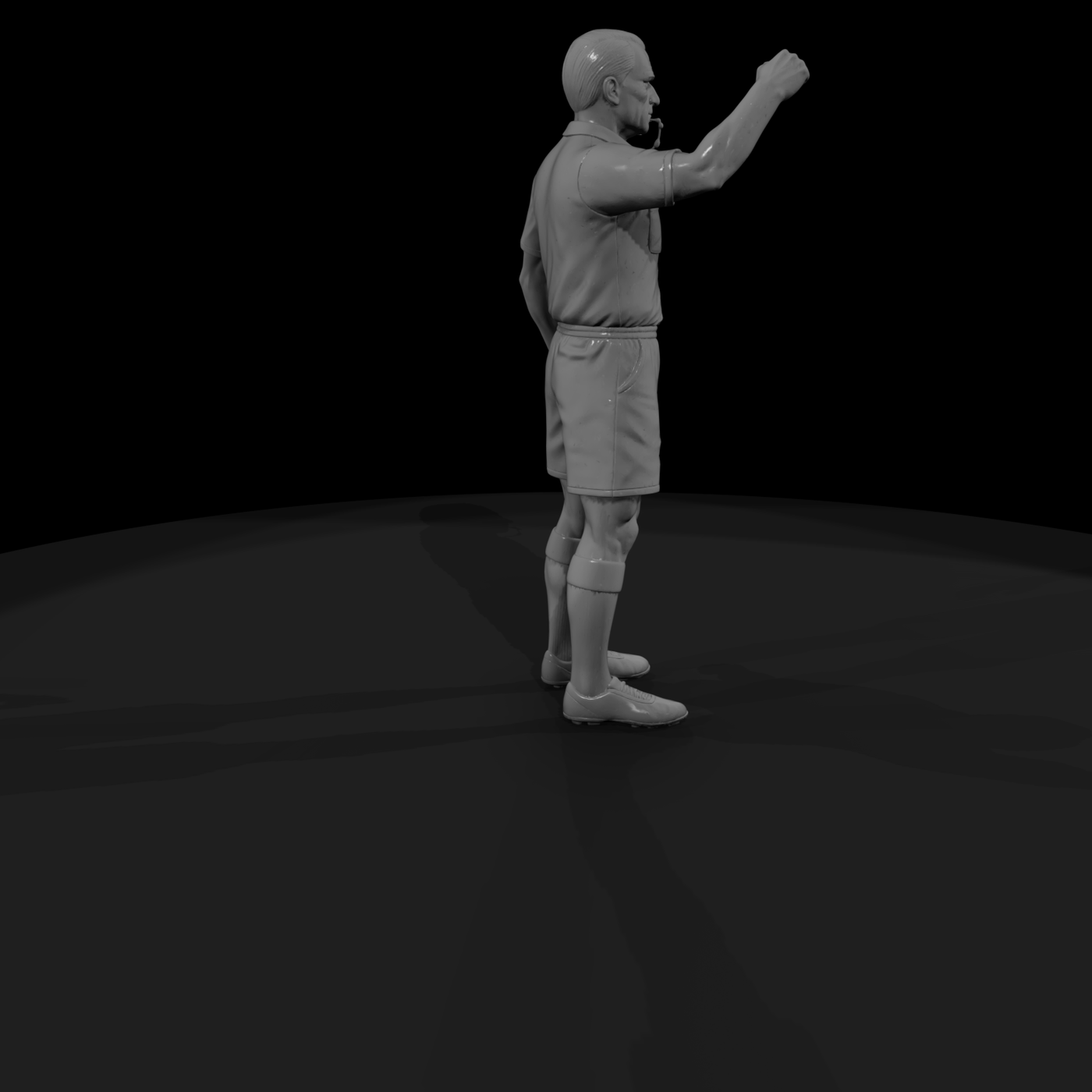 Adult Soccer Game Referee