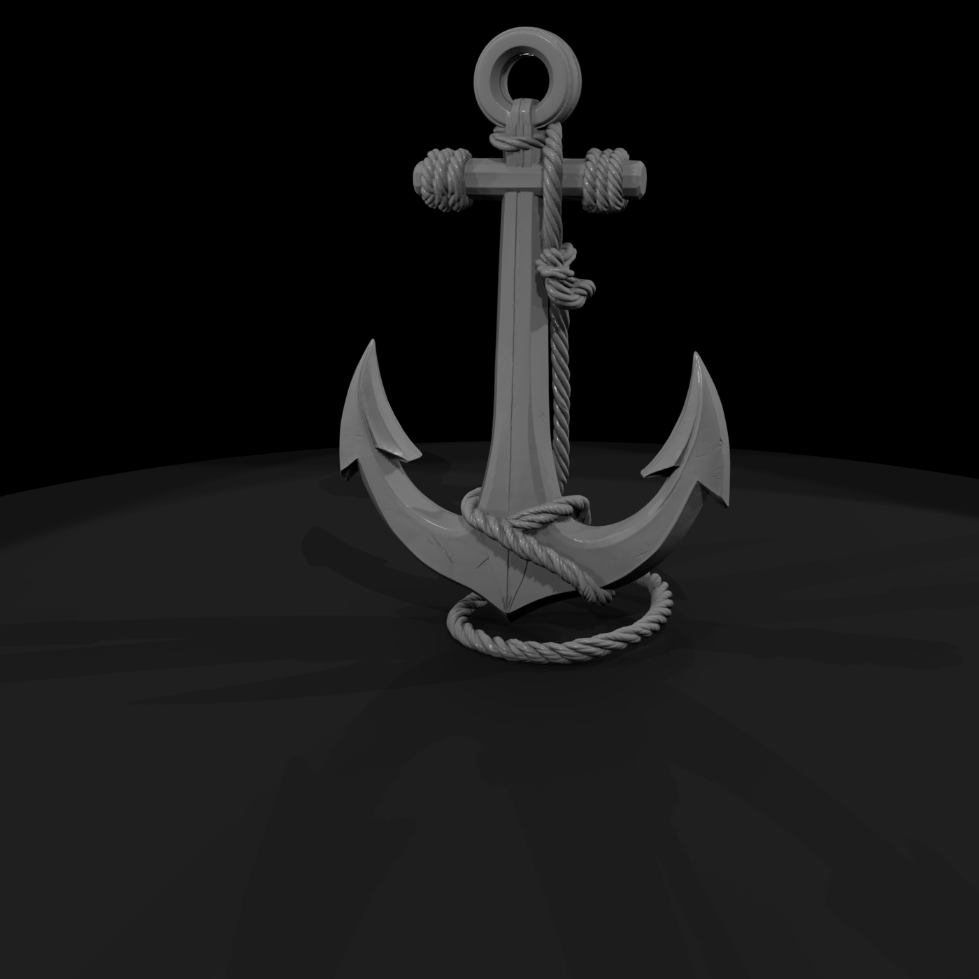 Stylized Nautical Anchor