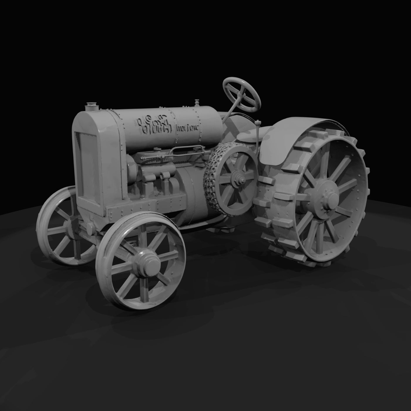 tractor-antique-early-20th-century