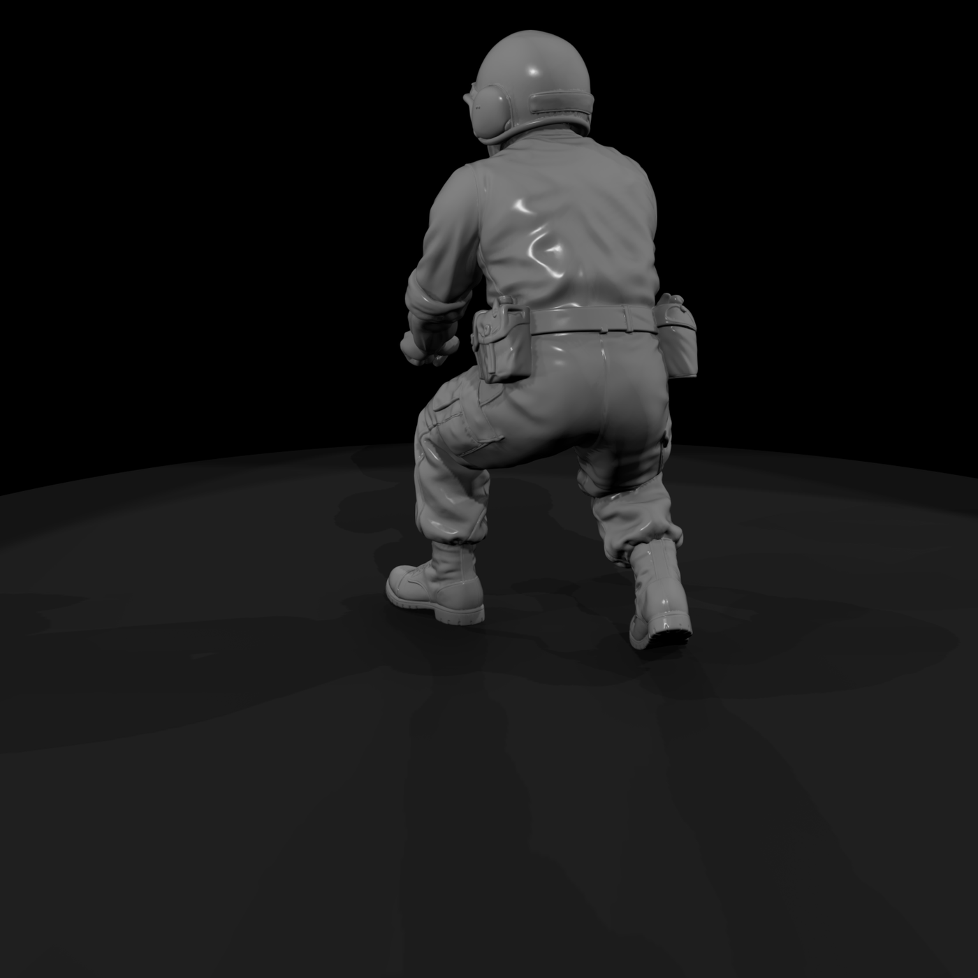 Vn Army 023 Vietnam U S Army Mortar Crewman Figure