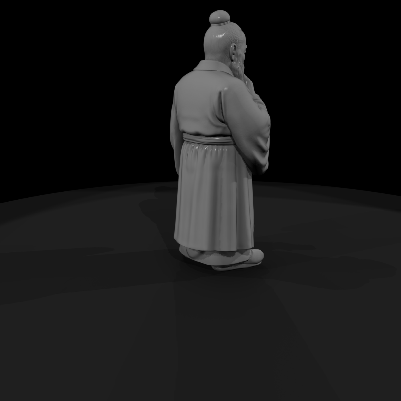 Hist 0048 Historical Confucius Miniature Figure