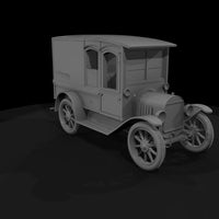 1920s-box-delivery-truck-diorama-model-252321 — thumbnail 4