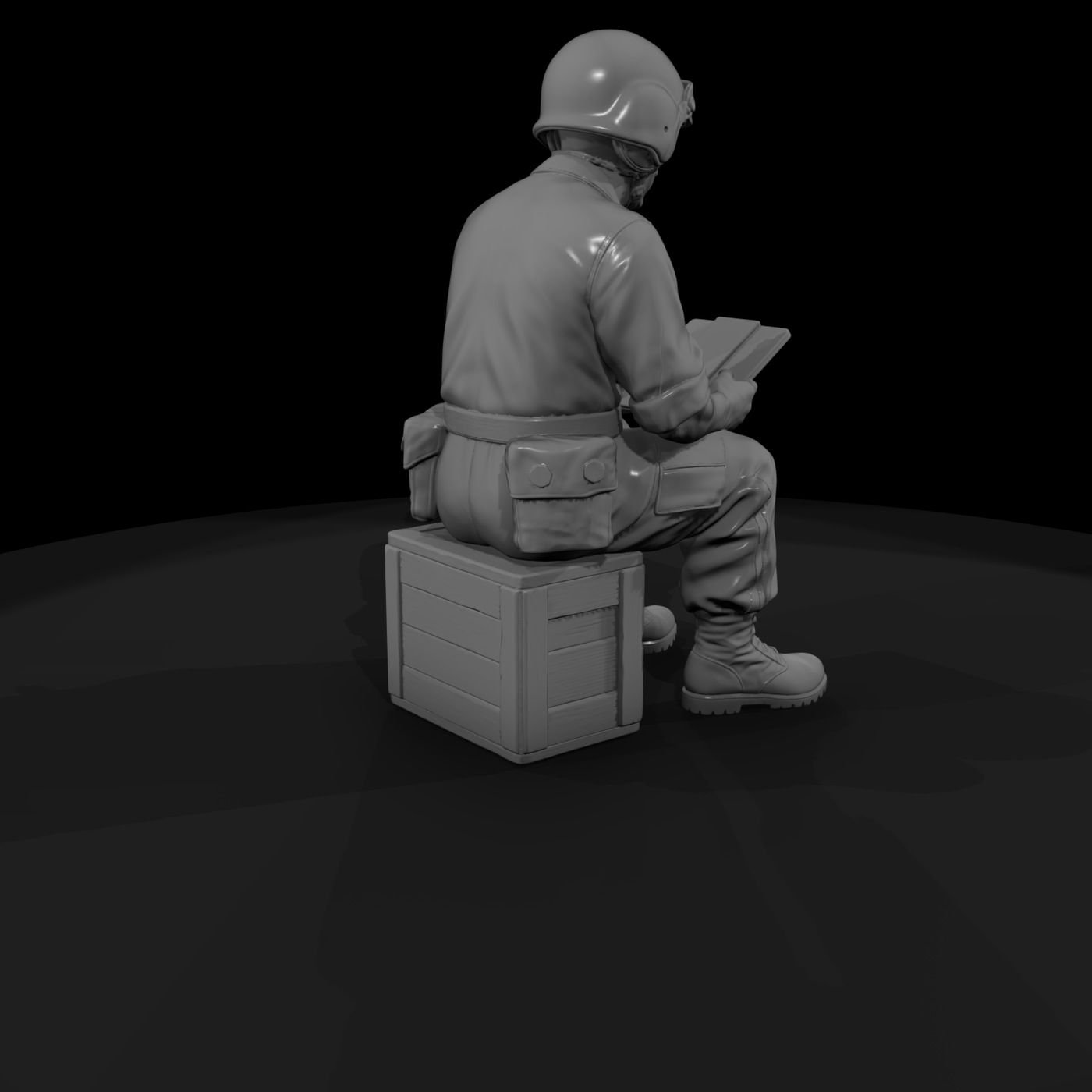 Vn Army 010 Vietnam U S Army Supply Clerk Figure
