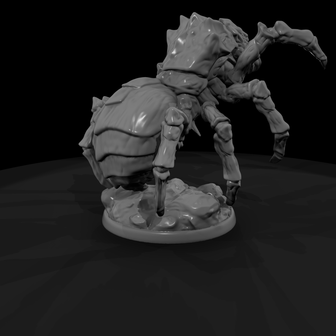 Giant Comic Spider Monster