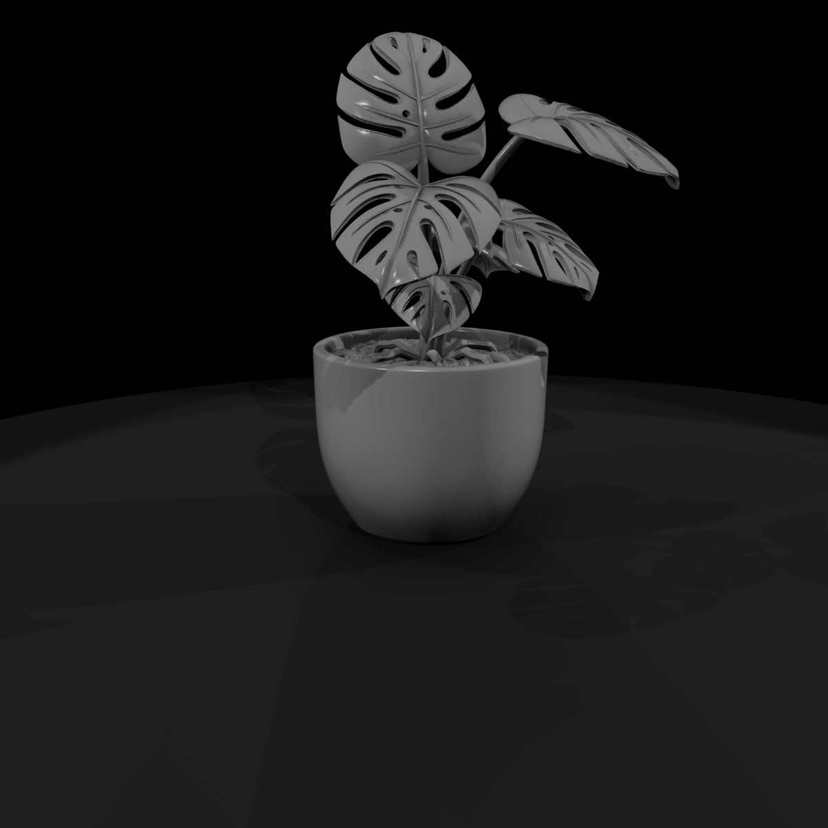 minimalist-monstera-potted-plant-3d-printable-miniature-048520