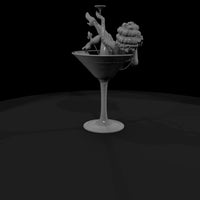pin-up-cocktail-girl-in-martini-glass-2d0340 — thumbnail 4