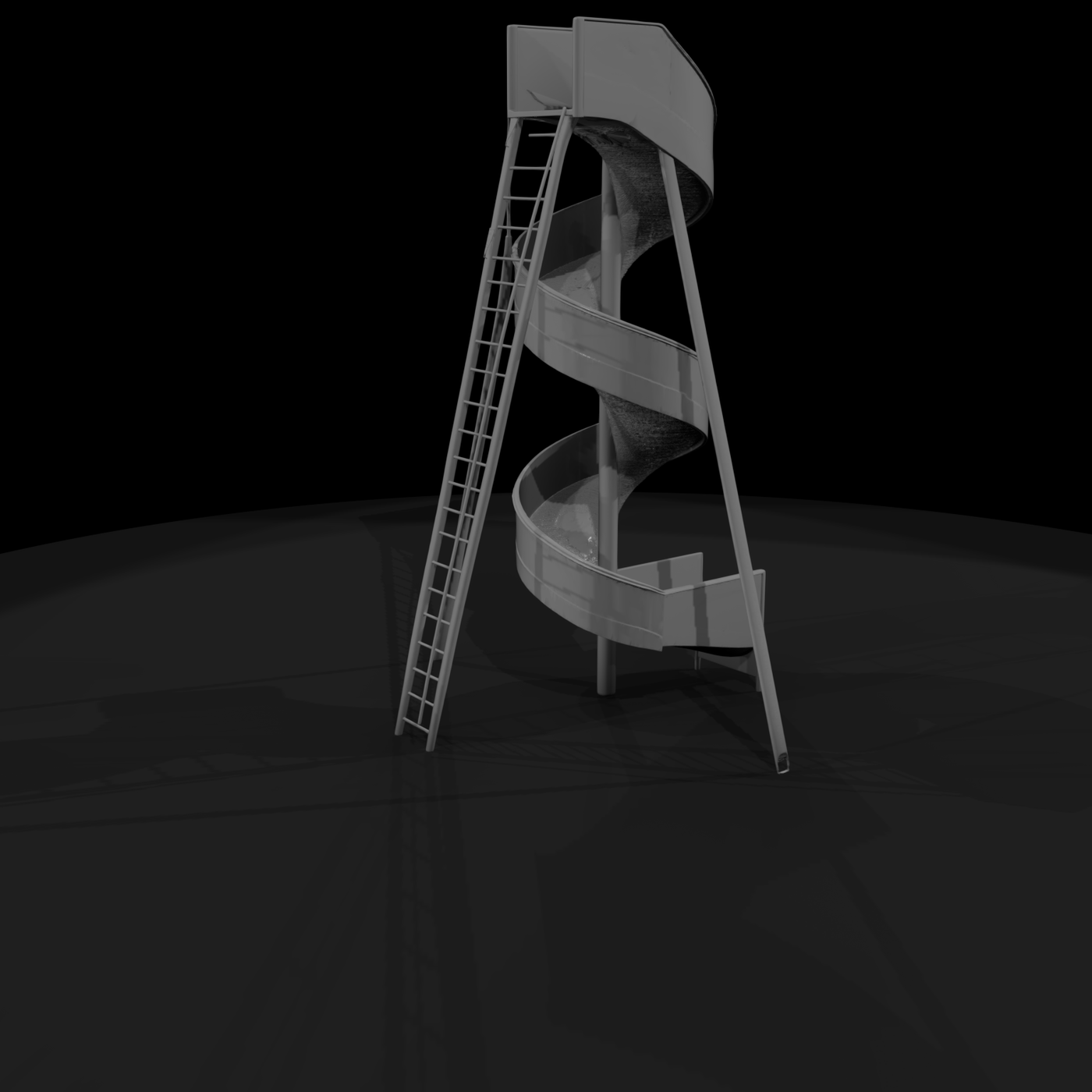 Spiral Playground Slide — Park