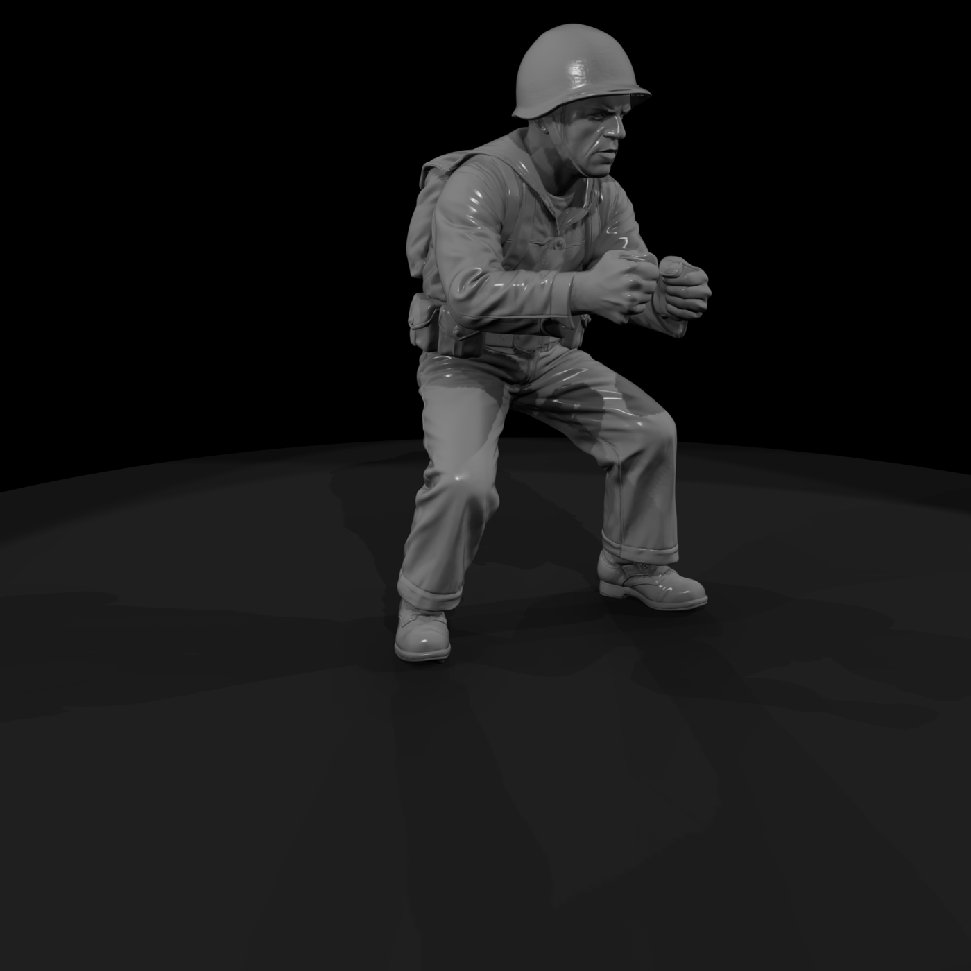 Ww2 Navy 046 Wwii U S Navy Naval Gun Crewman Figur