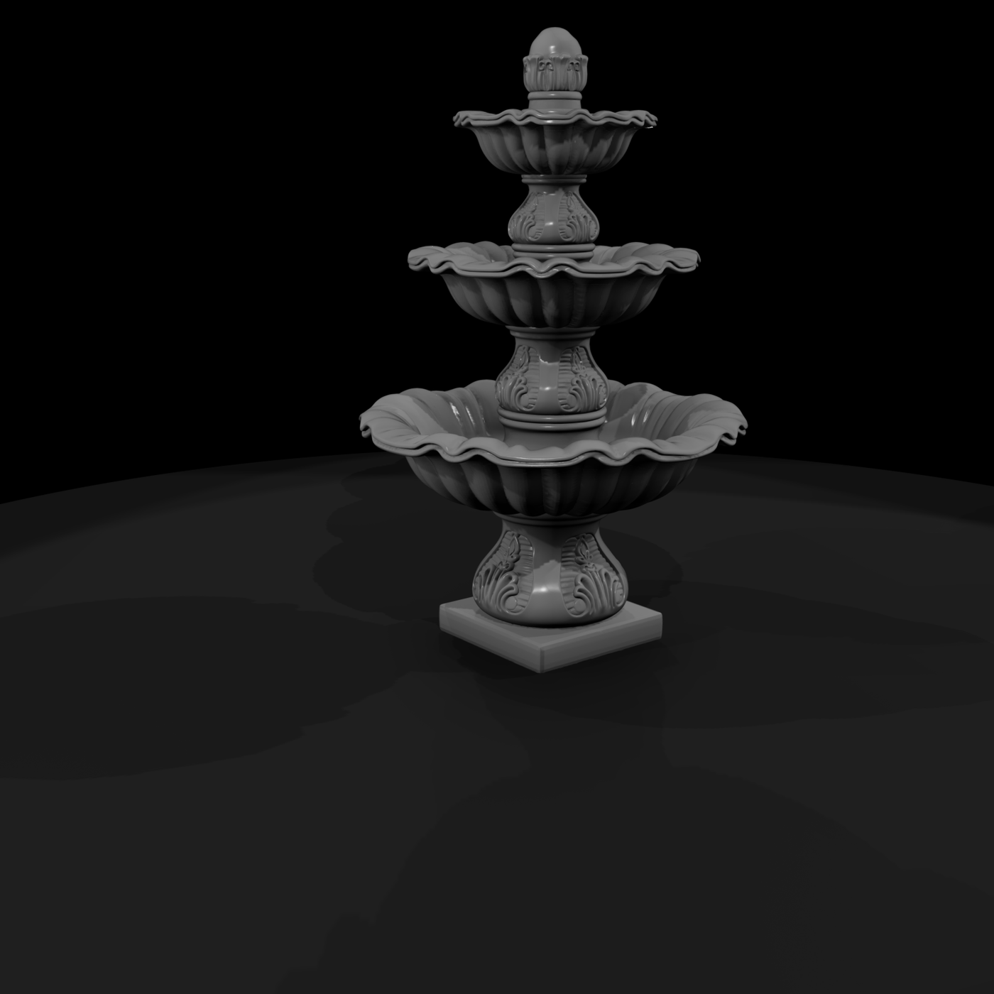 Three-Tier Garden Fountain