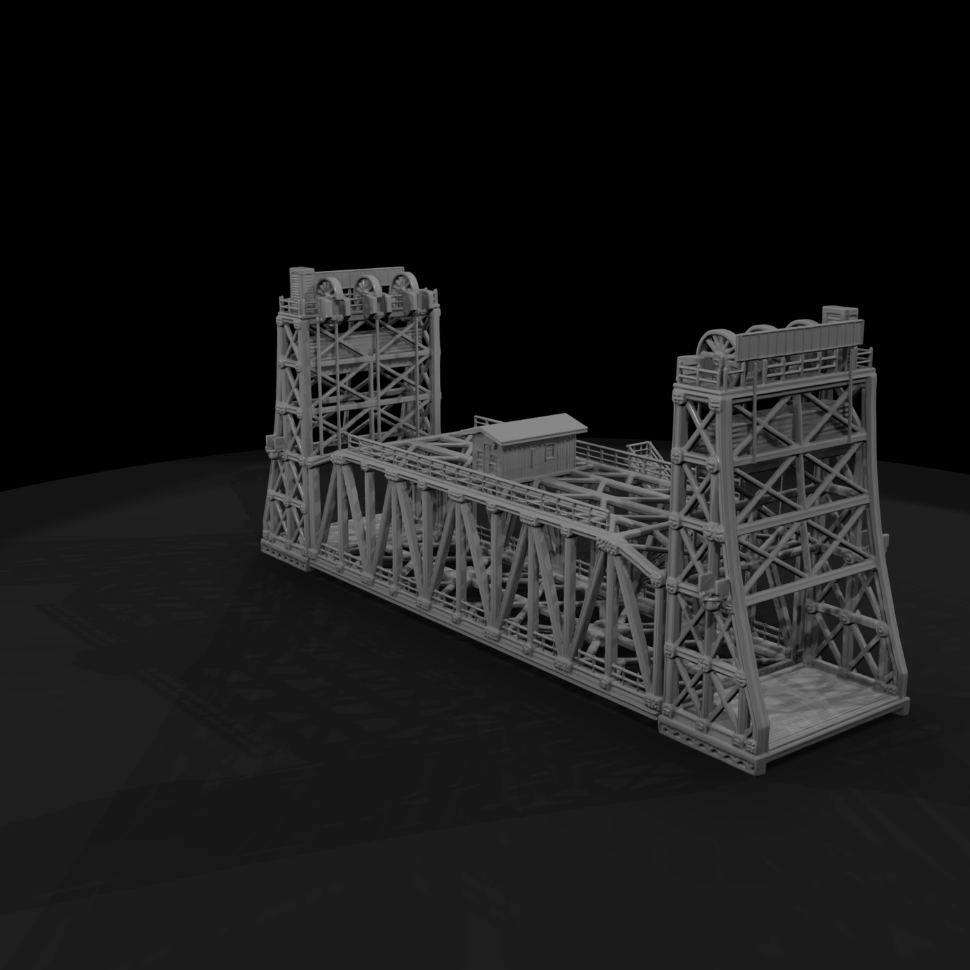 20260612 Truss Lift Bridge Model D07792Edfd