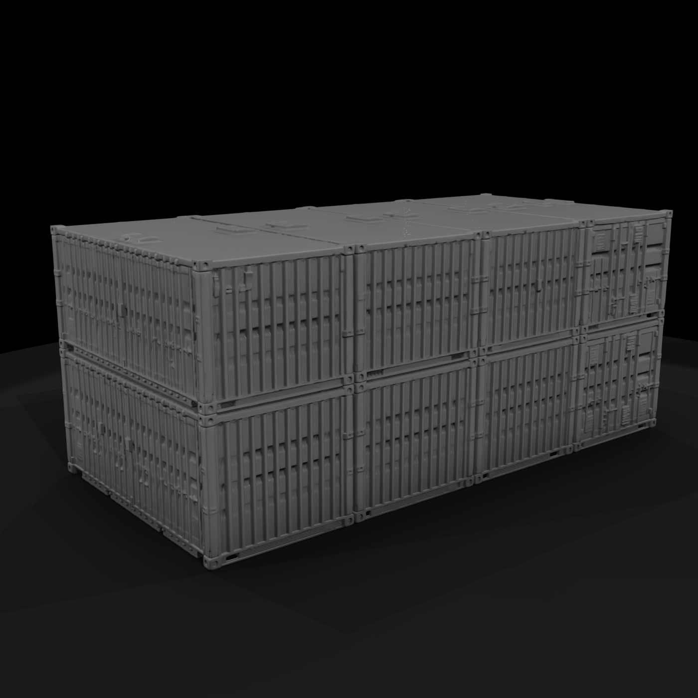 Mil 179 Vietnam Conex Storage Row