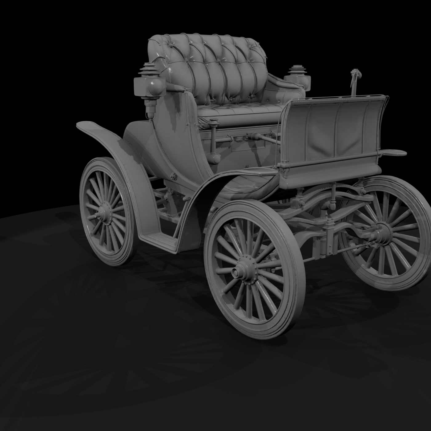 Vintage Horseless Carriage — Runabout