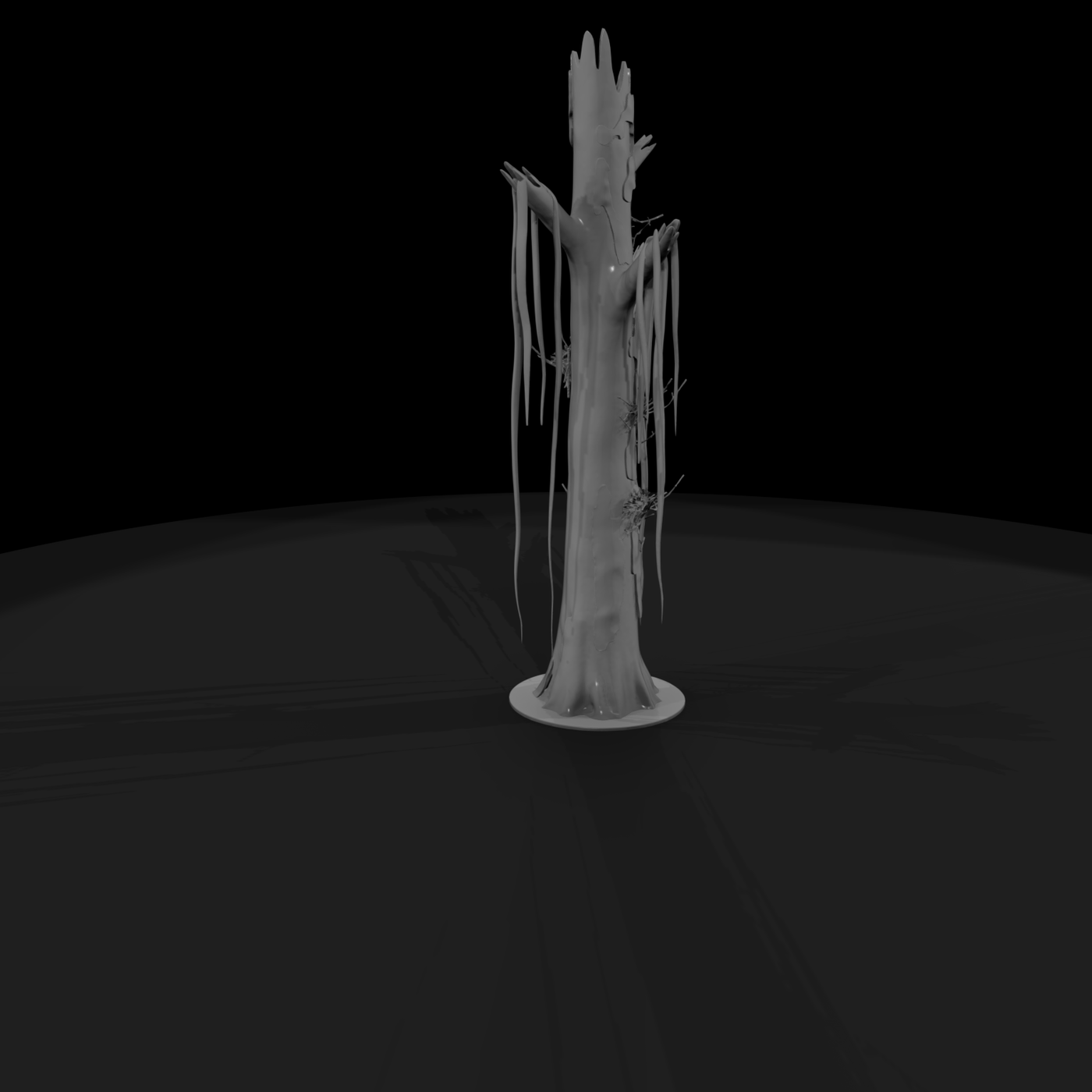 Weeping Dead Tree Stump