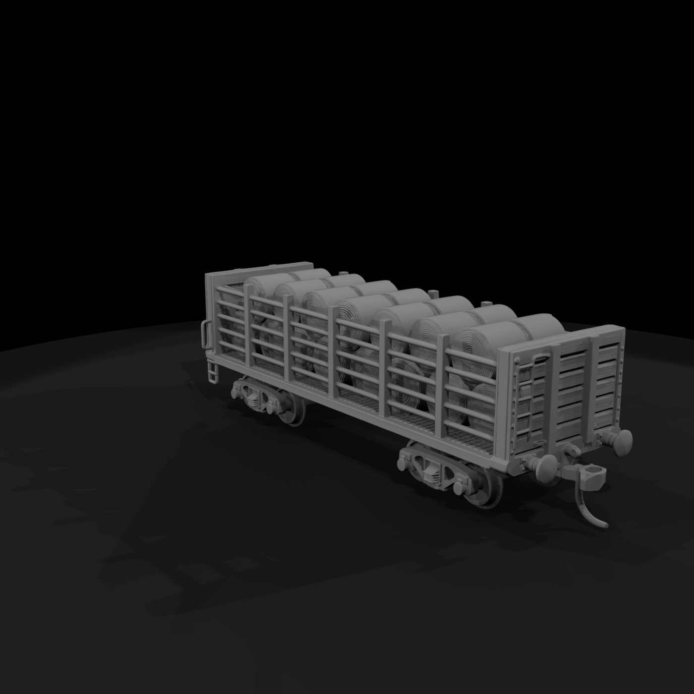 20260612 Model Flatcar Hay Bales 4325Fafaf0