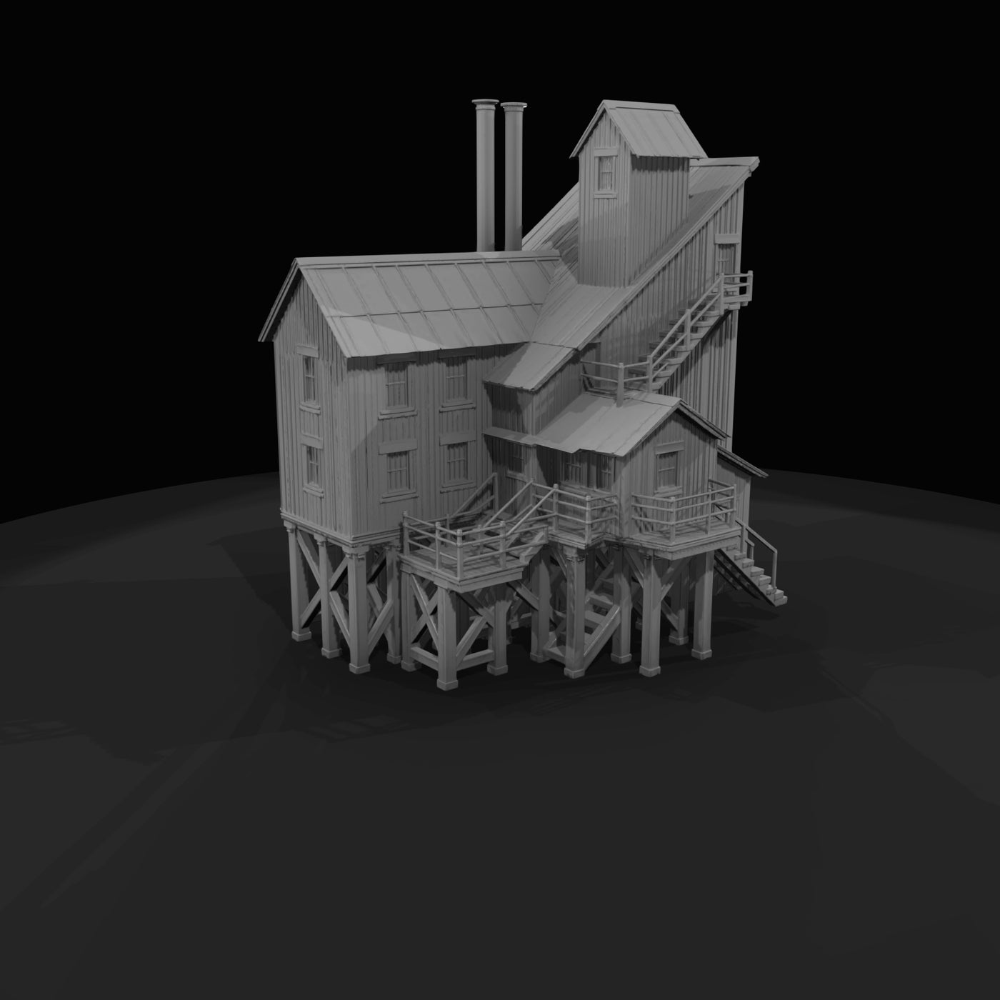 stilted-waterfront-industrial-building