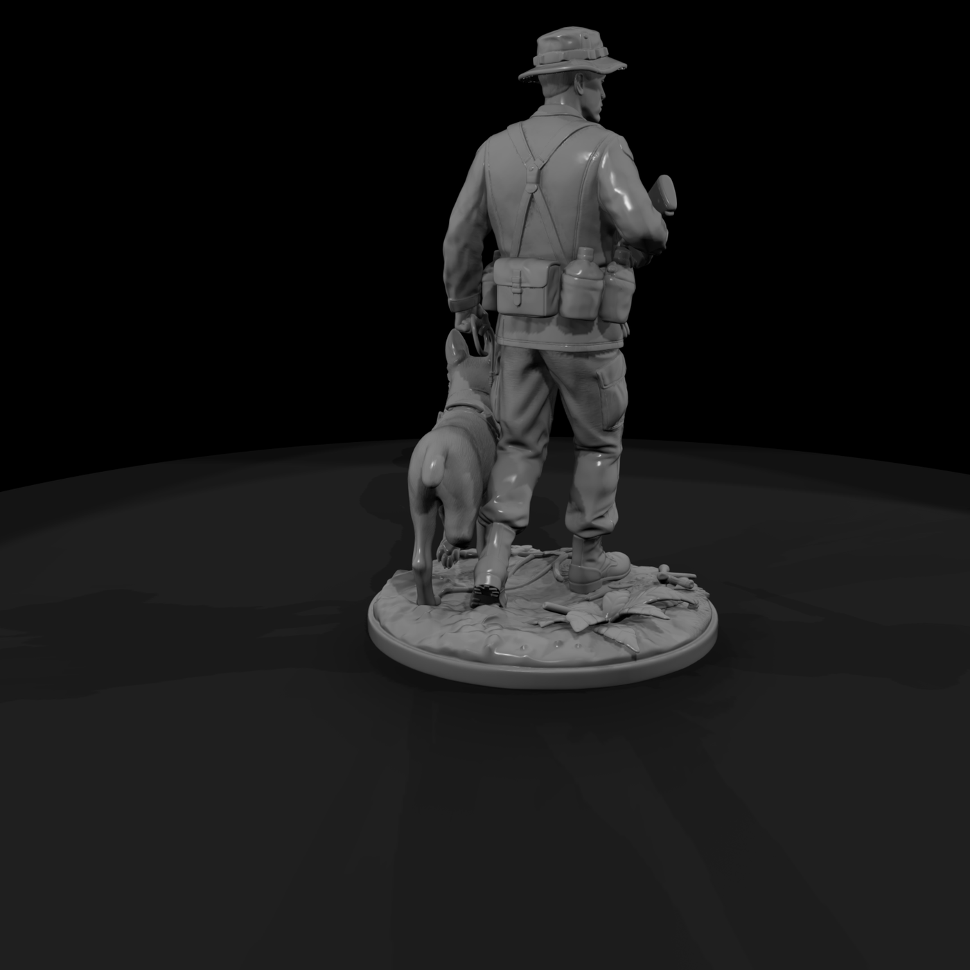Vnh 022 United States Army Scout Dog Handler