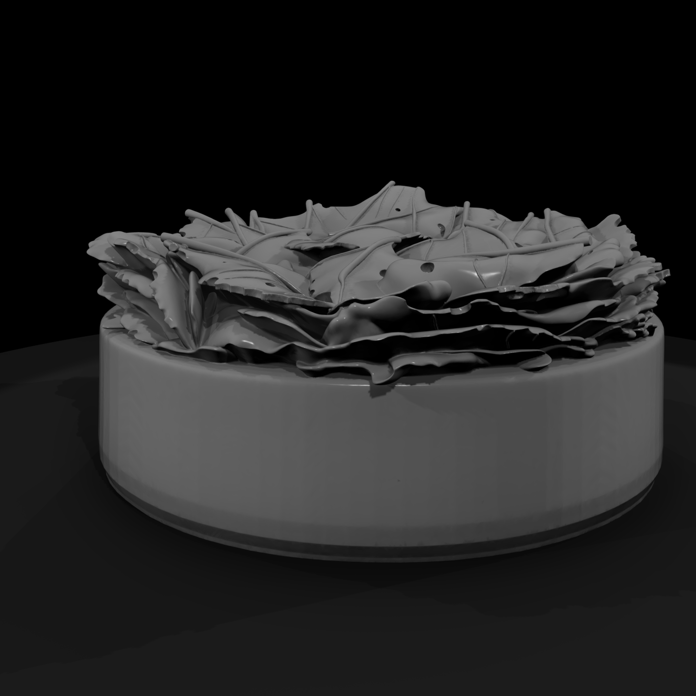 Low Poly Decaying Dry Leaf Pile 3D Model Gvyi6Fgm