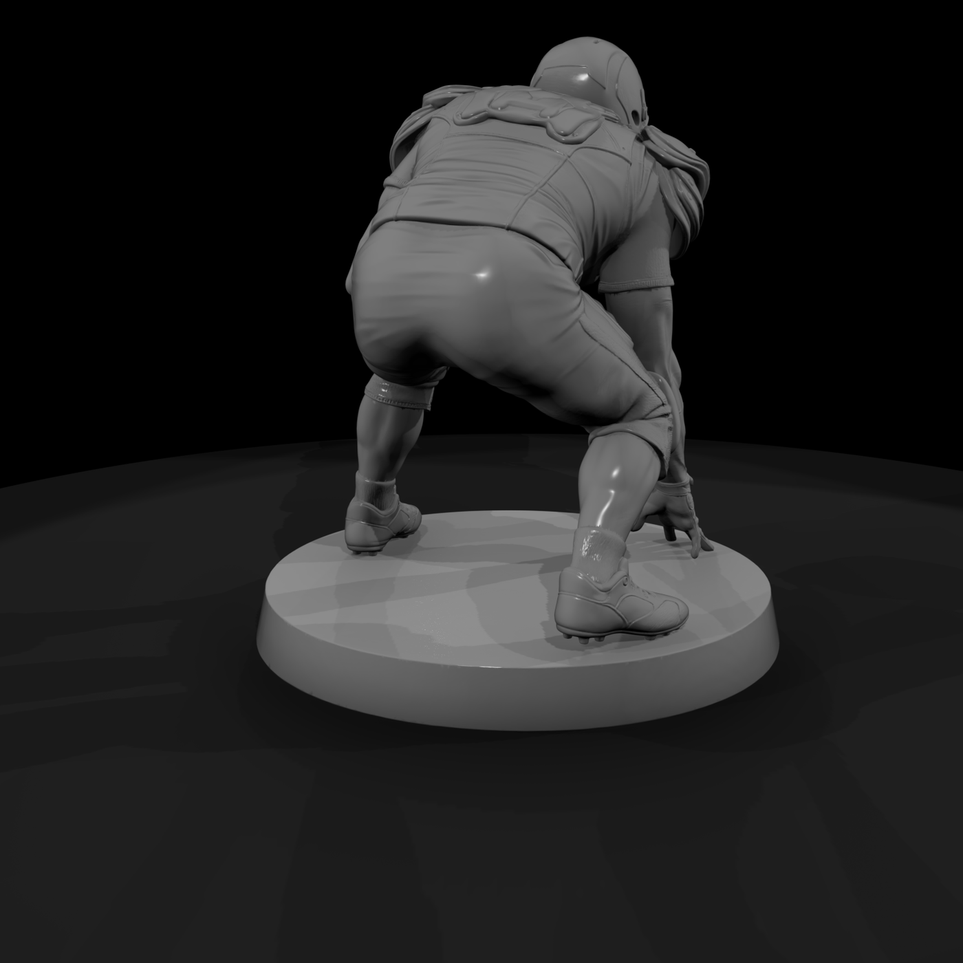 Poparc 0290 Football Lineman Set Alternate Pose