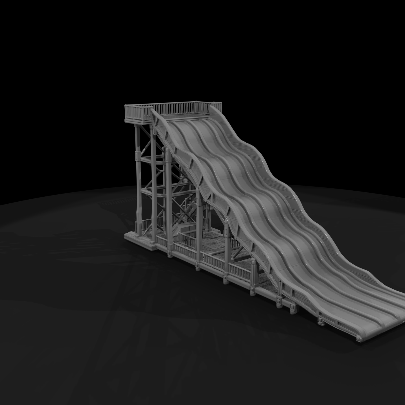 Fairground Giant Wave Slide