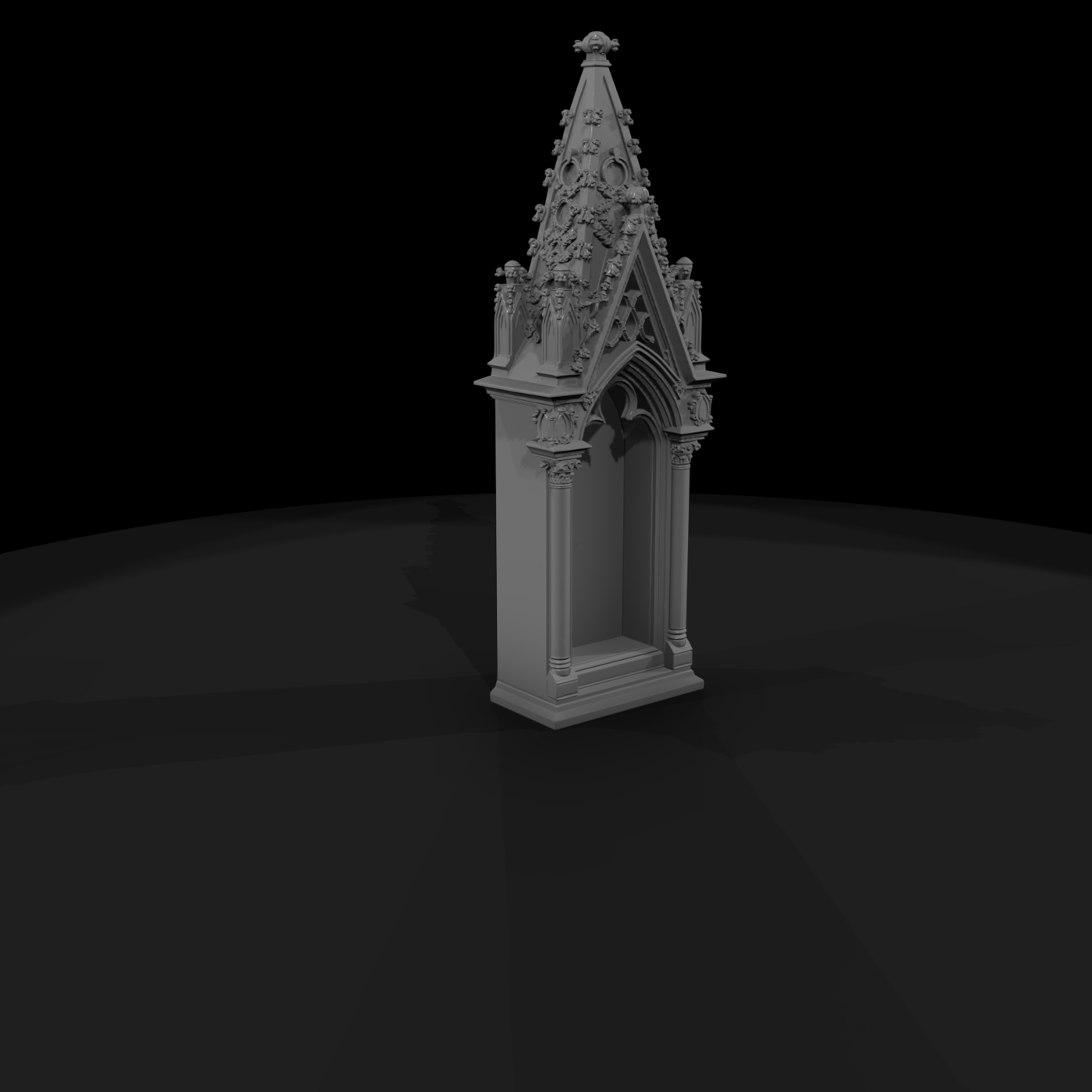 Ornate Gothic Chapel Niche — Shrine and Layouts