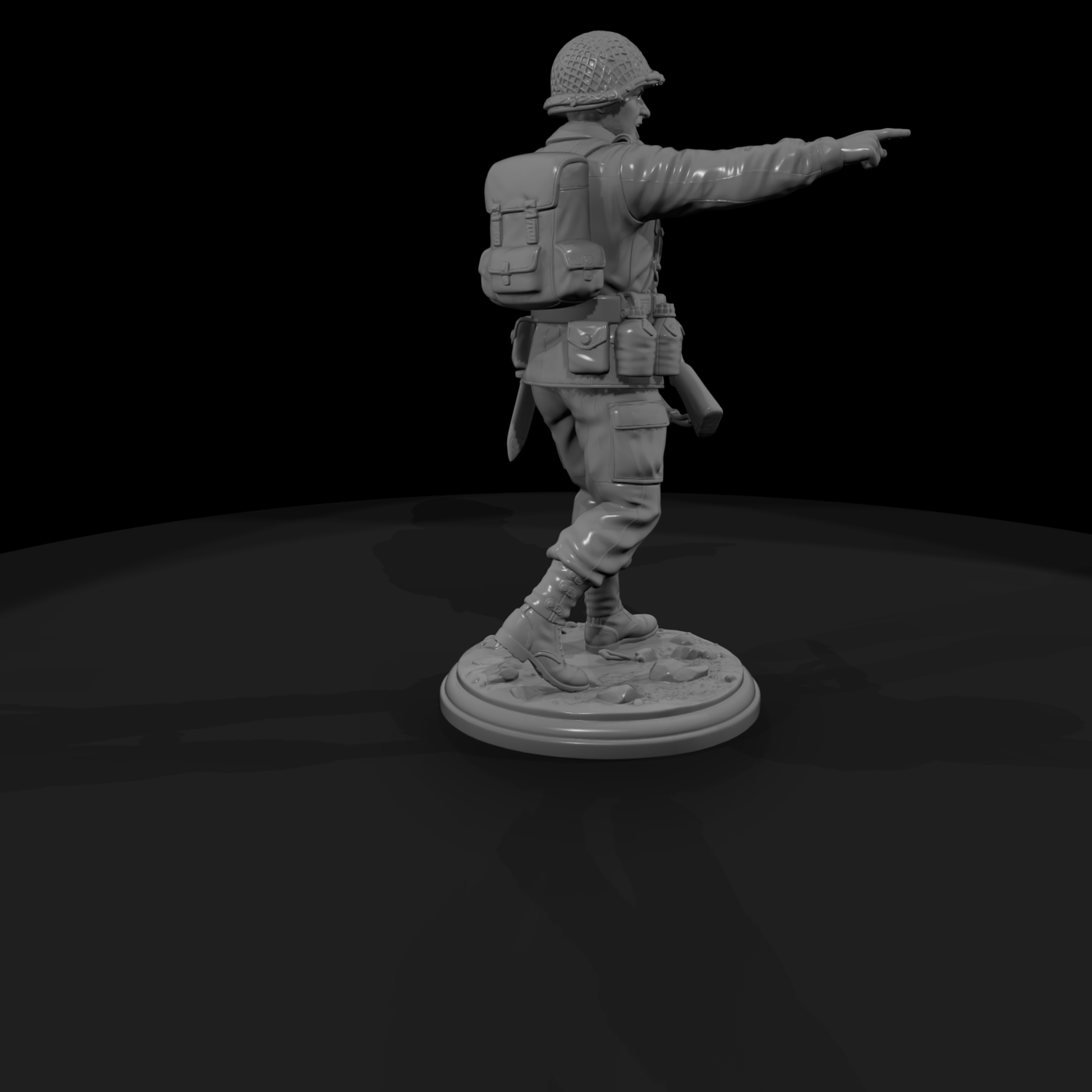 Ww2H 016 United States Army Rifle Sergeant