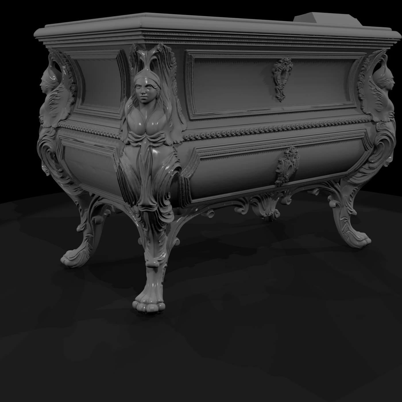 Rococo Ornate Commode