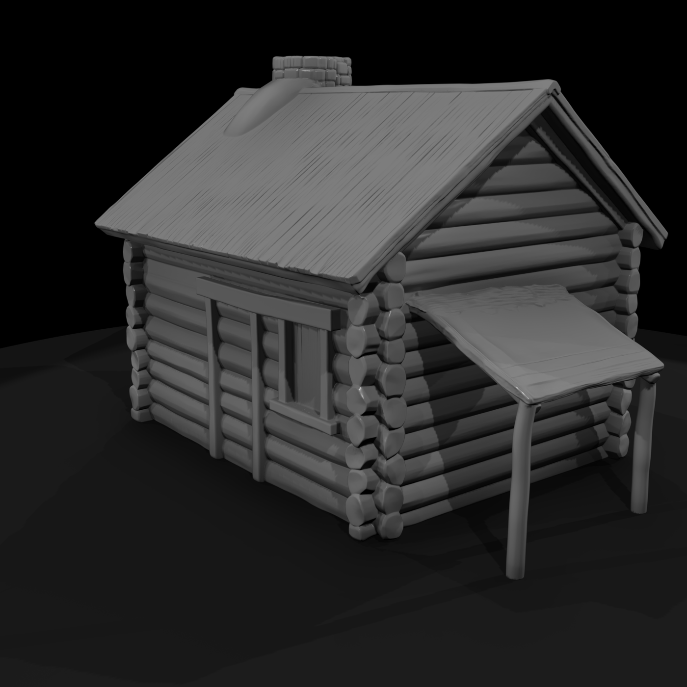 20260612 Rustic Log Cabin With Porch 23E64887F8