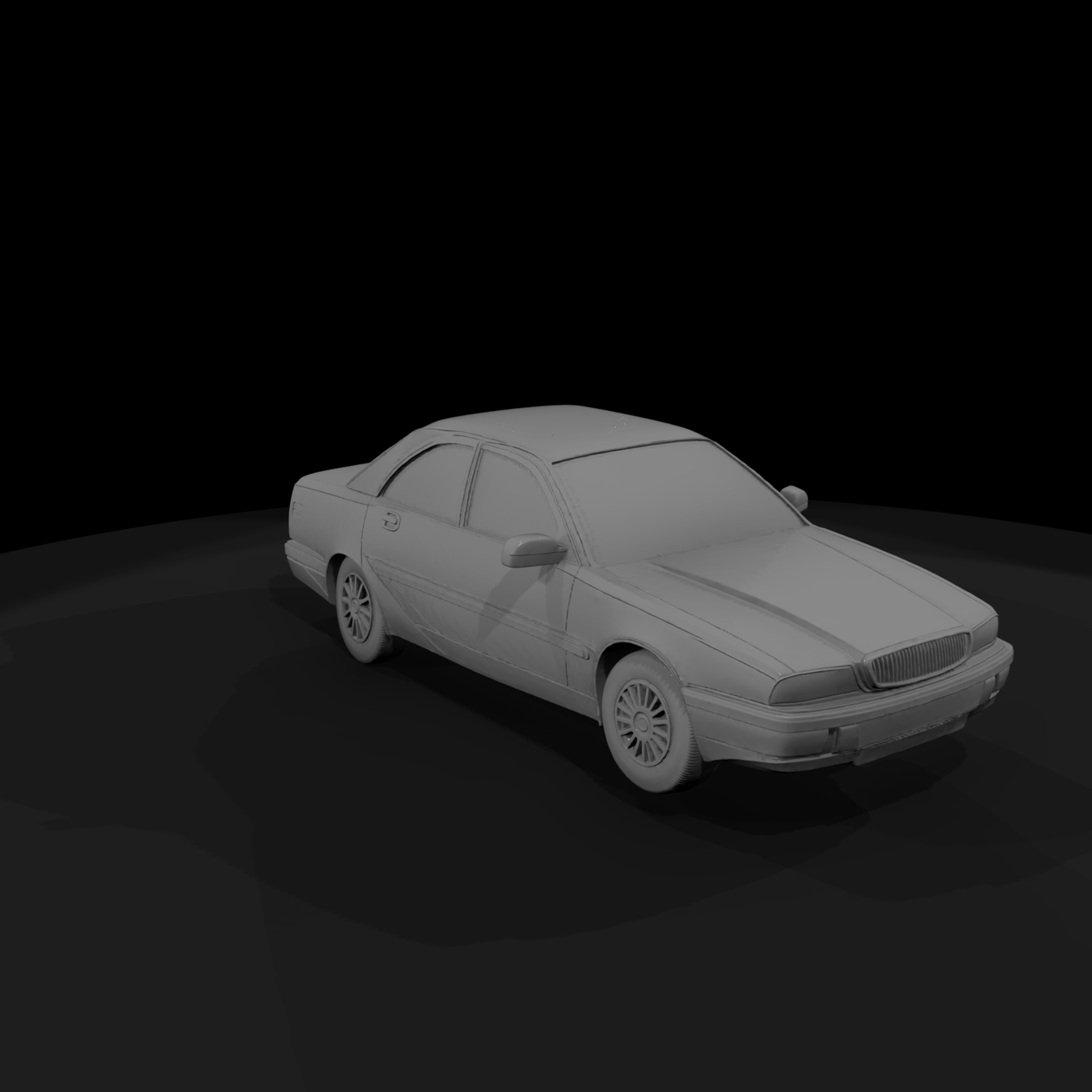 Vintage Luxury Sedan Shell