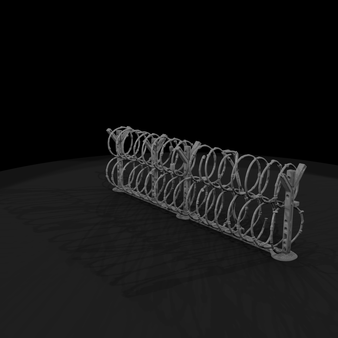 Concertina Wire Barrier Section