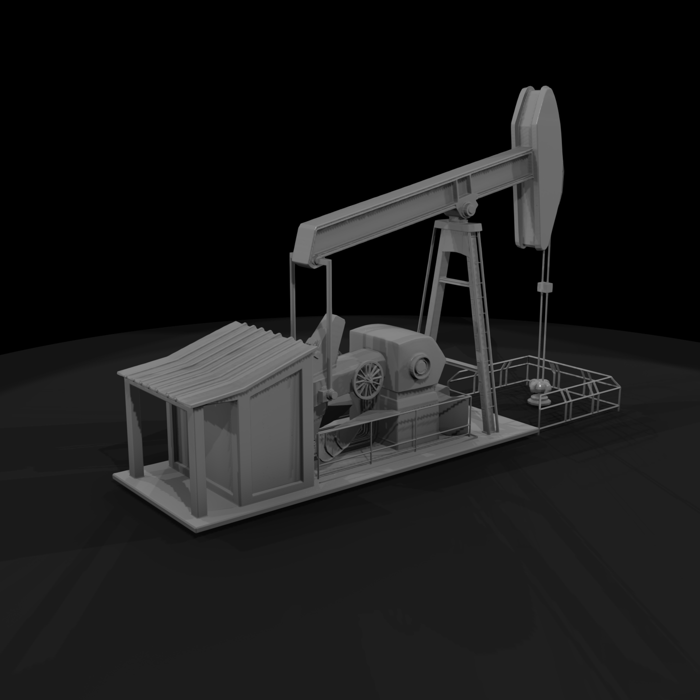 Oil Pump Jack and Model Railways