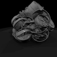 damaged-wooden-barrel-pile-3d-printable-diorama-scatter-240840 — thumbnail 4
