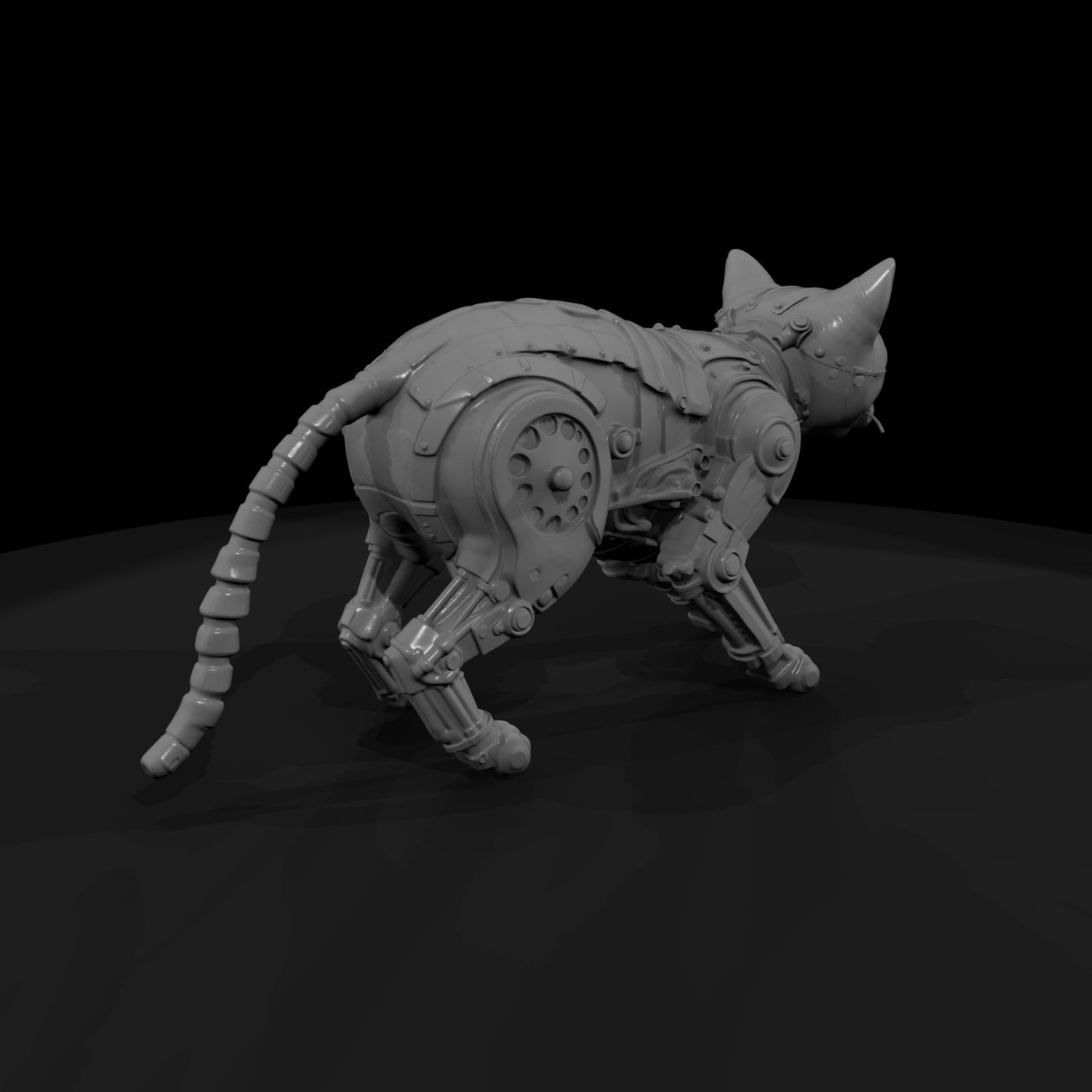 nightmare-clockwork-creatures-vintage-automaton-cat