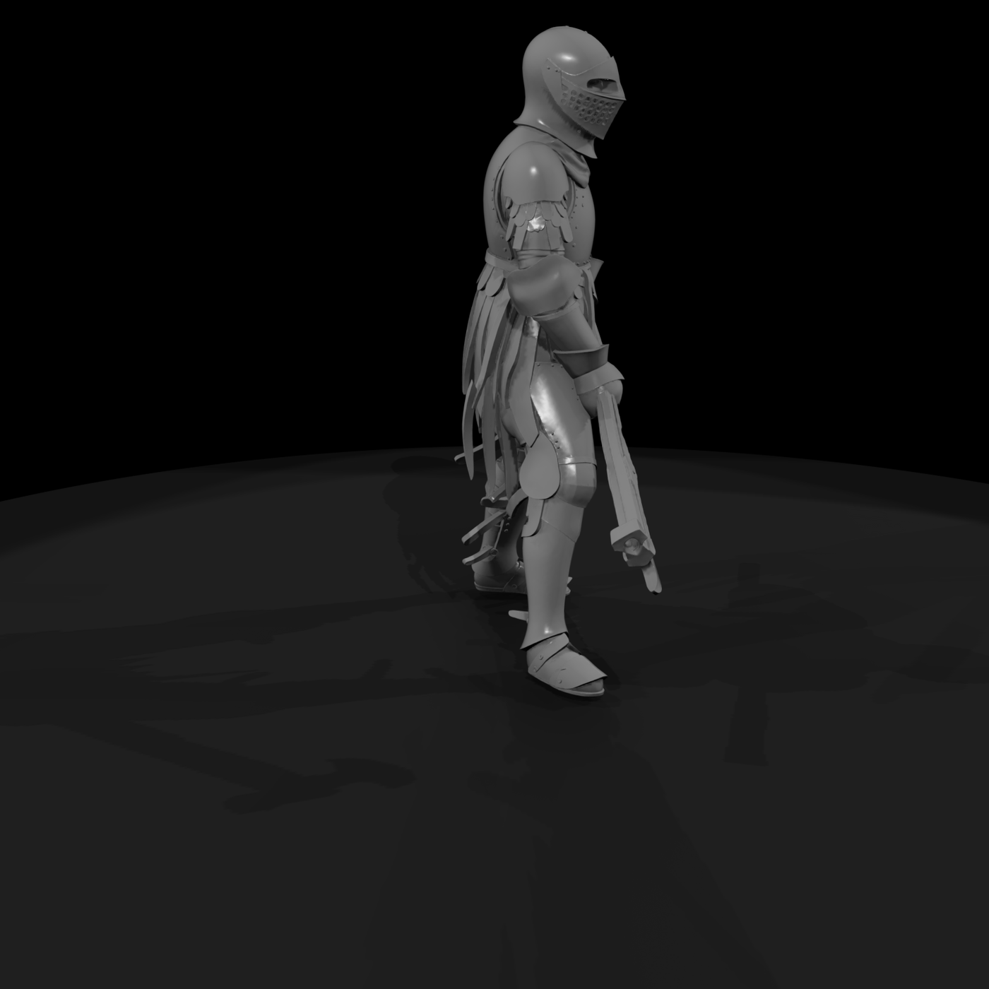 Medieval Full-Plate Knight