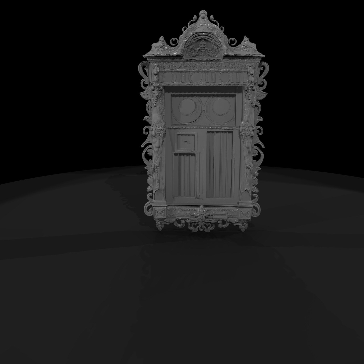 Baroque Carved Window Surround — Accent