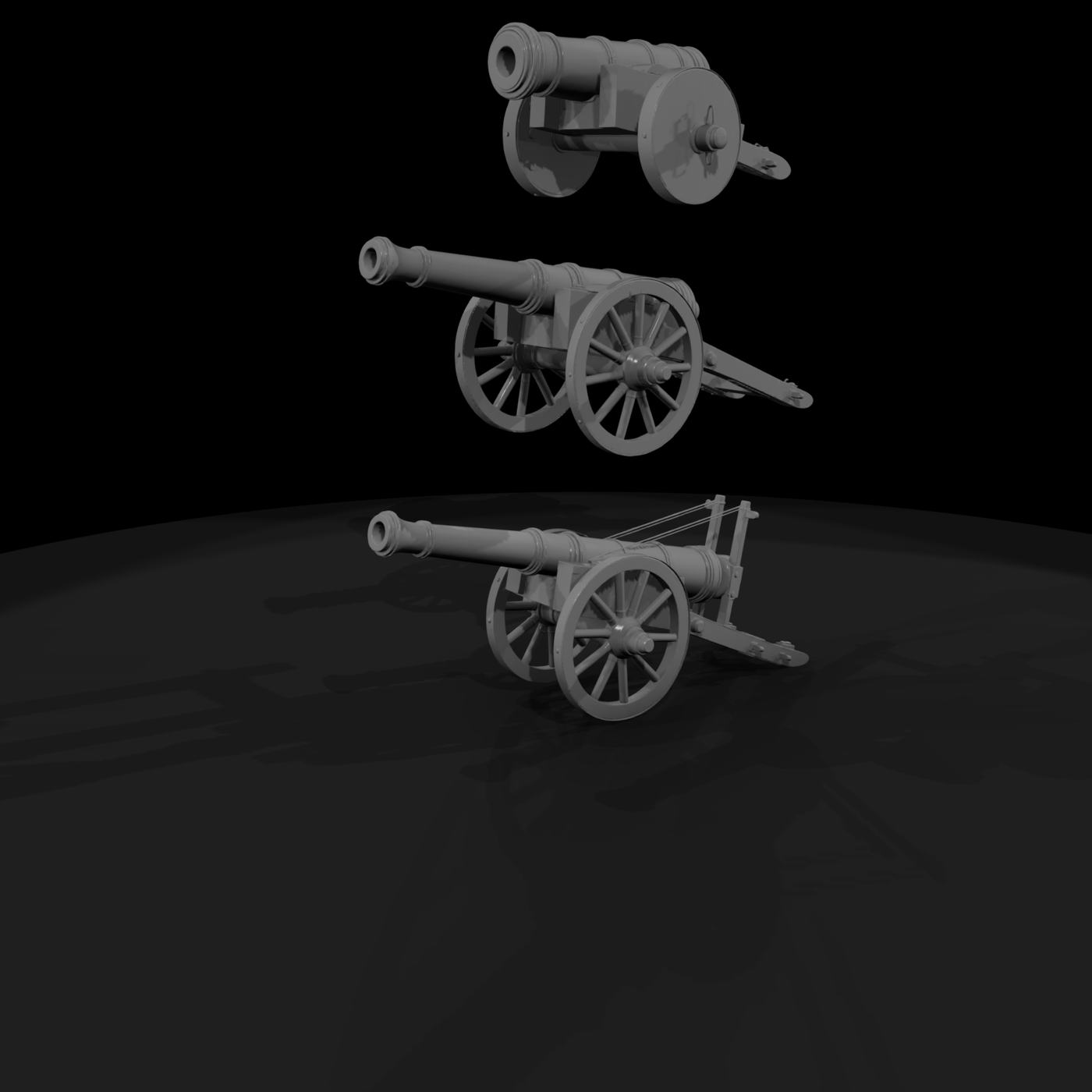 Historical Field Cannon — & Railway