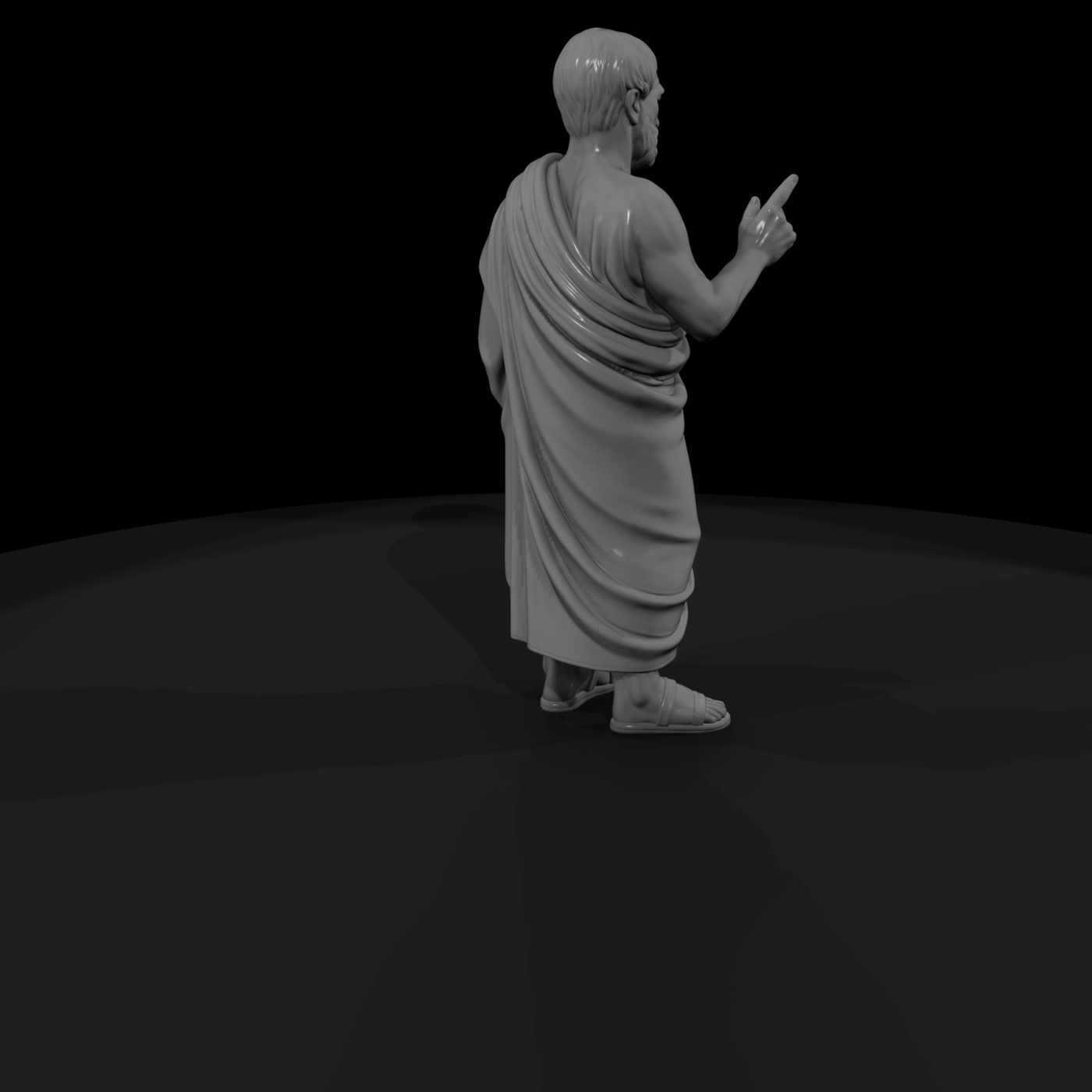 Hist 0023 Historical Aristotle Miniature Figure