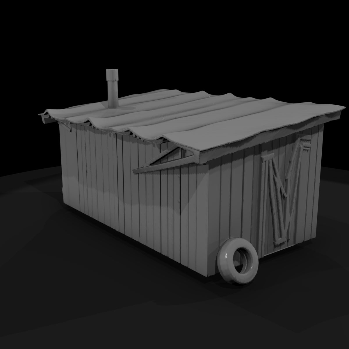 boat-repair-shed-miniature-3d-printable-619755
