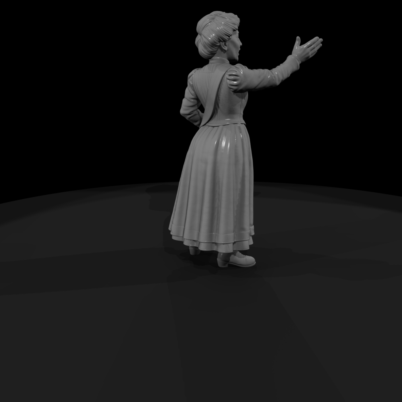 Hist 0171 Historical Emmeline Pankhurst Miniature