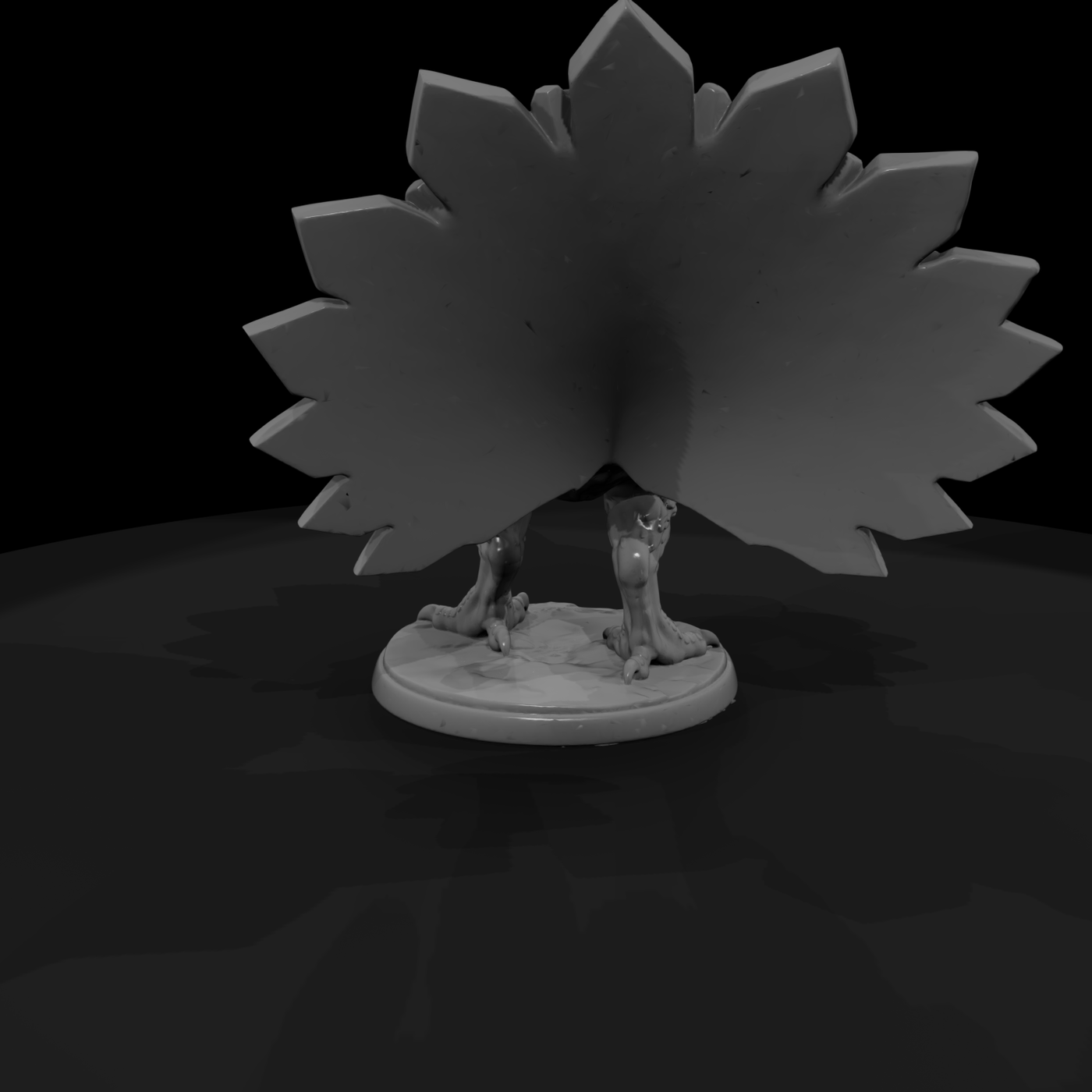 Creature Crystal Crest Peafowl Beast