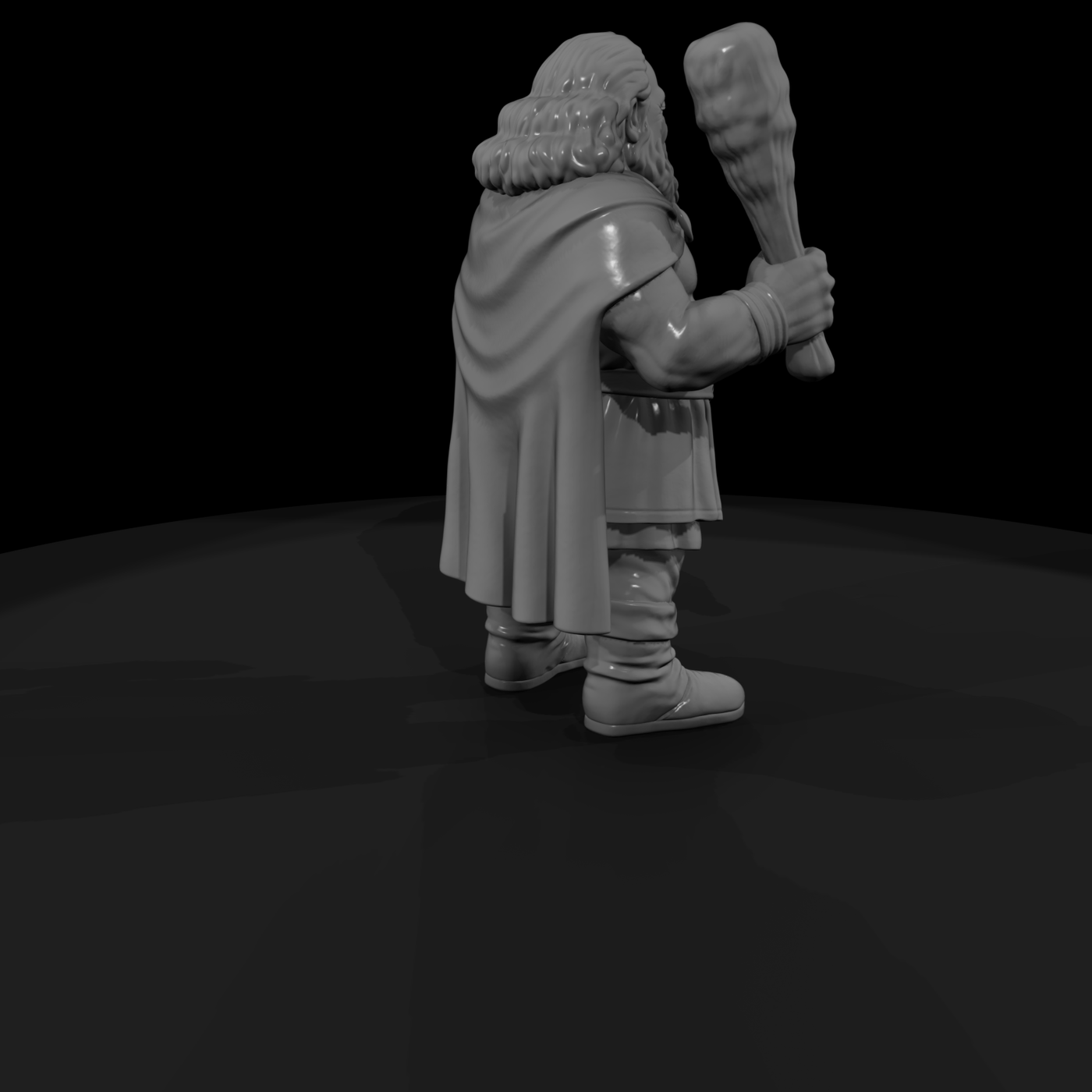 Myth 0398 Mythology Dagda Miniature Figure