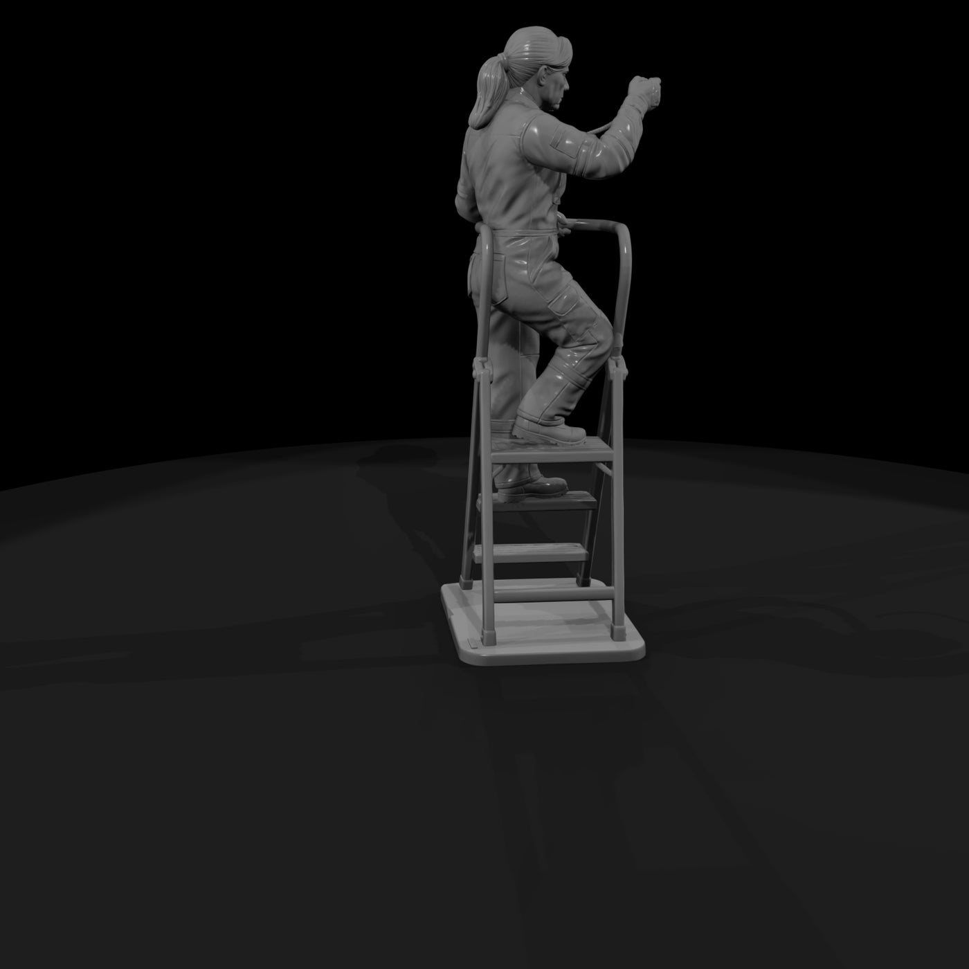 air-034-worker-oil-check-tech