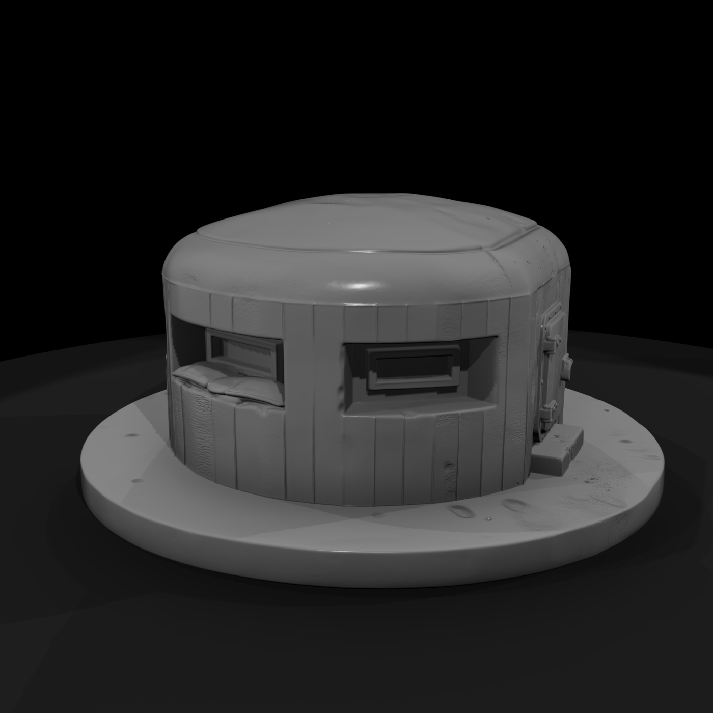 WWII Pacific Reinforced Pillbox